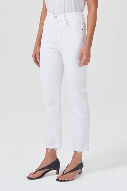 Riley Crop Jean, Sour Cream