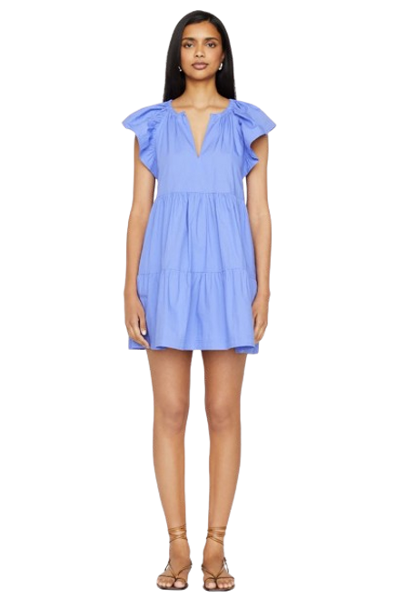 Shelter Mini Agnes Dress (Blue Delphinium) - Victoire Boutique