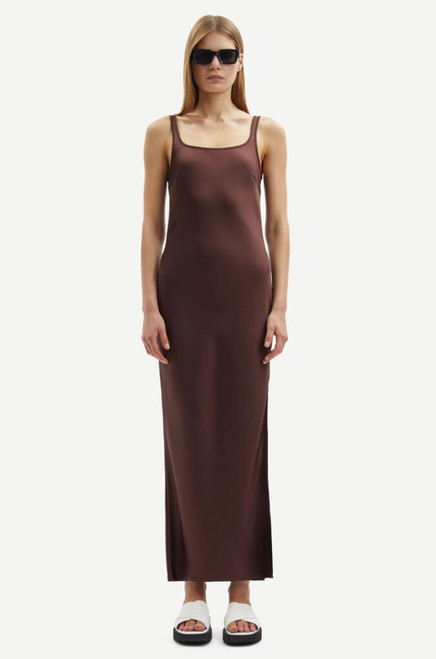 Sunna Dress, Brown Stone