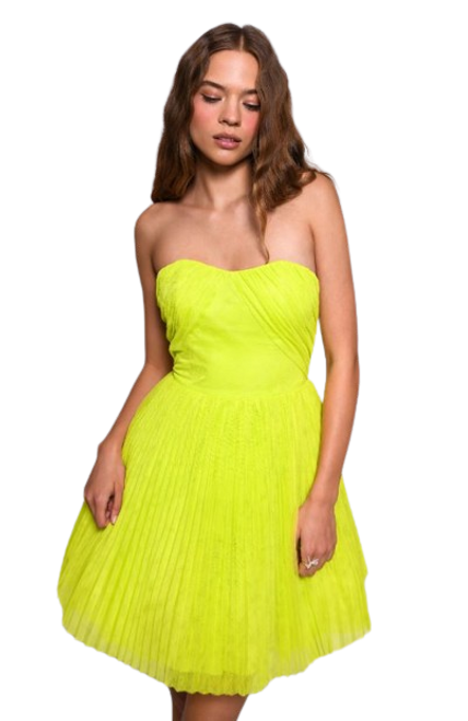 Xandra Dress, Bright Green