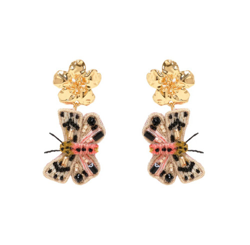 Beck Butterfly Earrings, Neutral