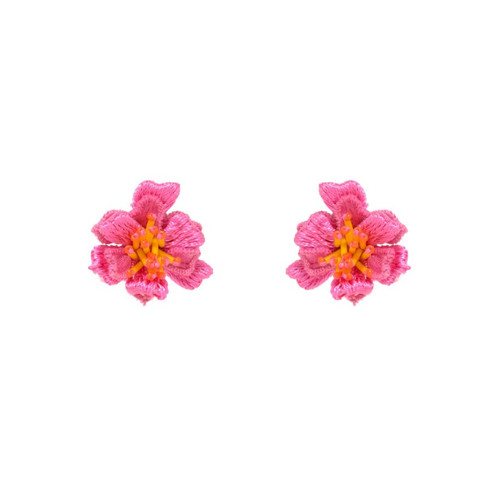 Greer Studs, Orange/Pink