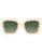 Elizabeth Sunglasses, Iridescent Blonde Mirrored