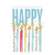 Happy Birthday Candles Greeting Card