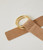 Tumble Suede Belt, Sand Gold