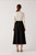 Harper Belted Skirt, Black