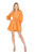 Lace Tier Dress, Orange