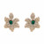 Toto Drop Earrings, Green