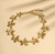 Tangier Collar Necklace, Antique Gold