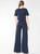 Ponte Wide Leg Pant, Navy