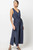 Drawcord Maxi Dress, Navy