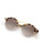 St. Louis Sunglasses, Matte Oyster to Crystal 24K