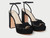 Rivka Platform Heels, Black