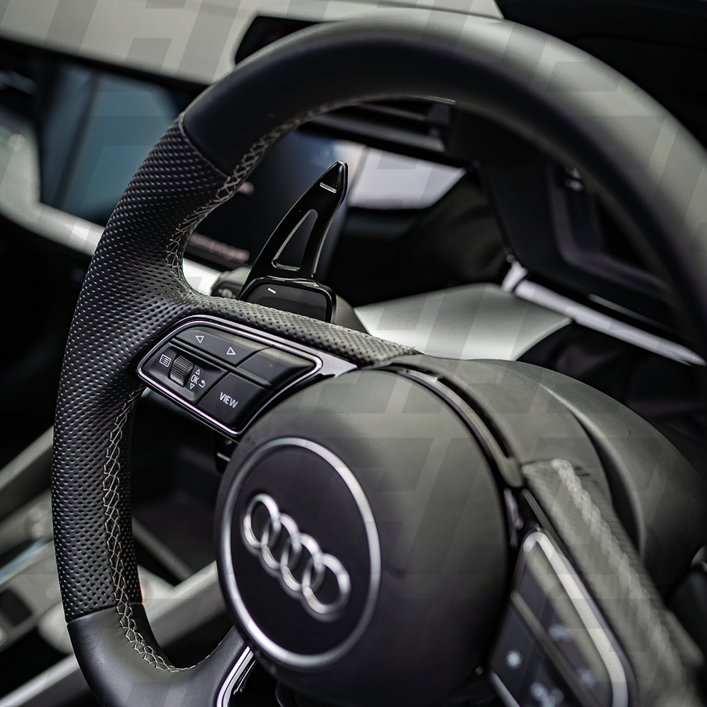 アウディ　純正　パドルシフト付ハンドル アウディ 純正 パドルシフト付ハンドル