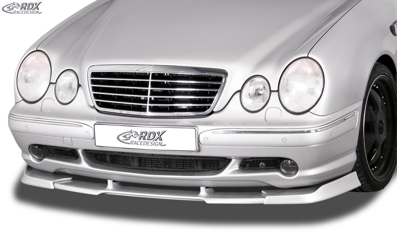 RDX Vario-X Spoiler Anteriore Per Mercedes E-Classe W211 (2006) Classic/Elegance – Labbro Sportivo In Poliuretano, Sottoparaurti 3 Pezzi, Facile Da Montare