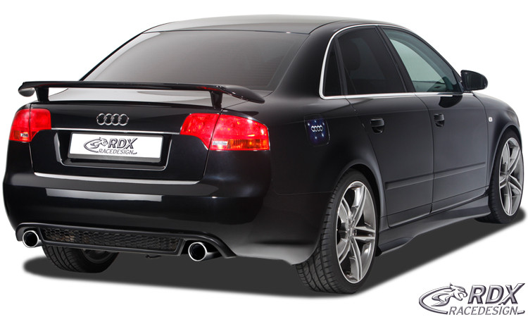 パーツ AUDI RS4 Rear Diffuser Bumper Extensions RDX rear bumper extension for AUDI A4 B7 (center part) 