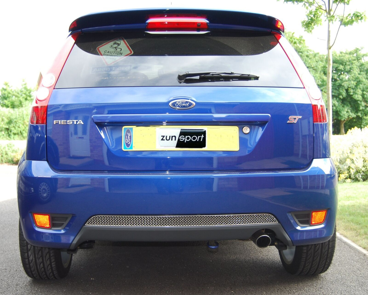 Mk6 Fiesta Rear Zunsport Ford Fiesta ST MK6 - Rear Grille - Silver finish (2006 to 2008)