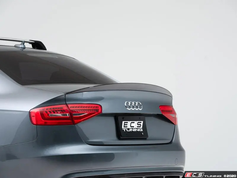 Spoiler Posteriore RDX Racedesign Per Audi A4 B8 Berlina - In PUR, Non Verniciato, Made In Germany, Kit Di Montaggio Incluso