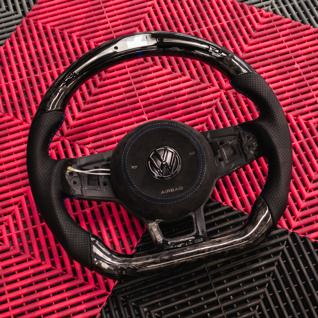 VW Custom Carbon Fibre Steering Wheel