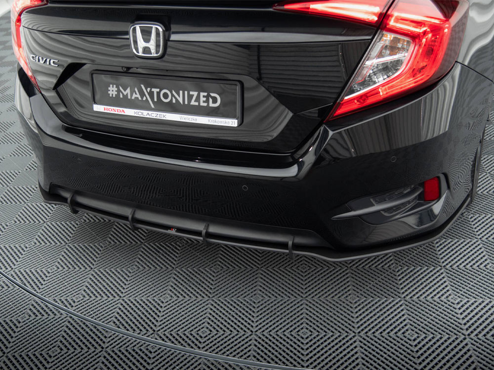 Ajout Latéral D'Aileron / Becquet Pour Honda Civic Type-R FK8 (Mk10) - Maxton Design - Noir