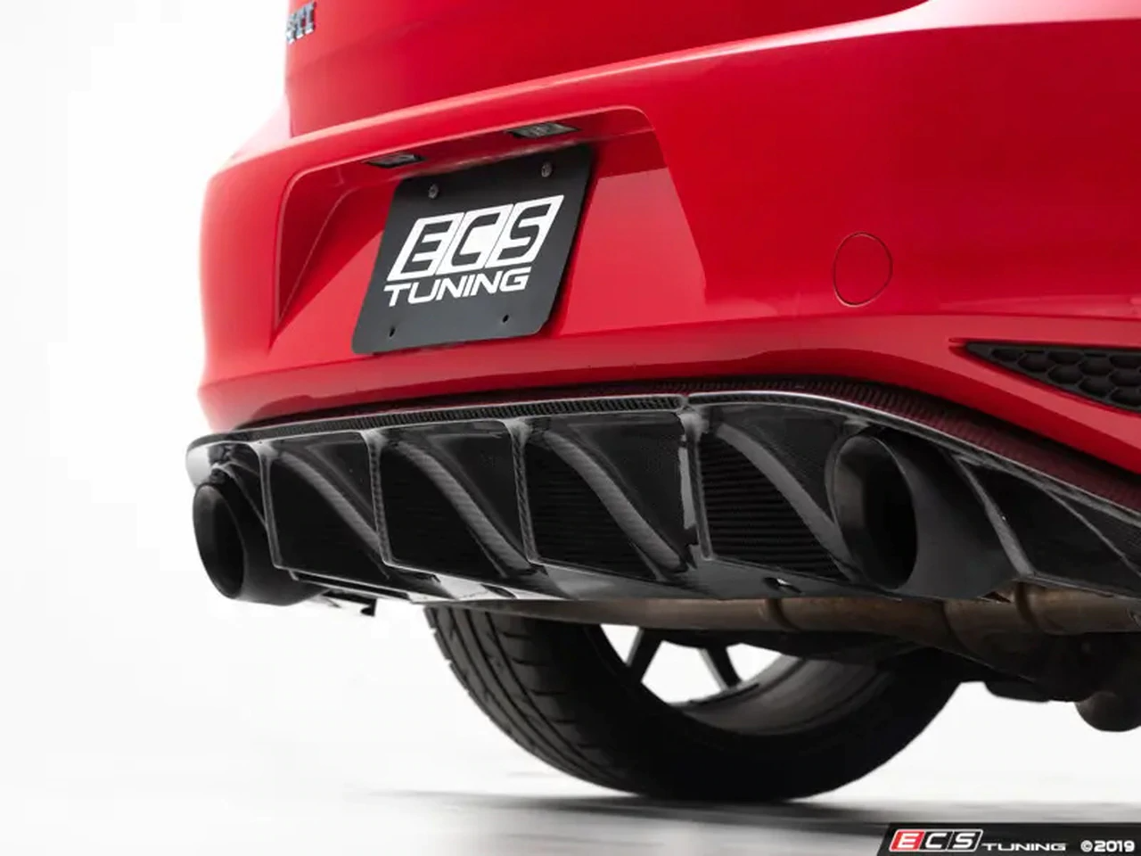 ECS Tuning Carbon Fibre Rear Diffuser - Mk7 GTI
