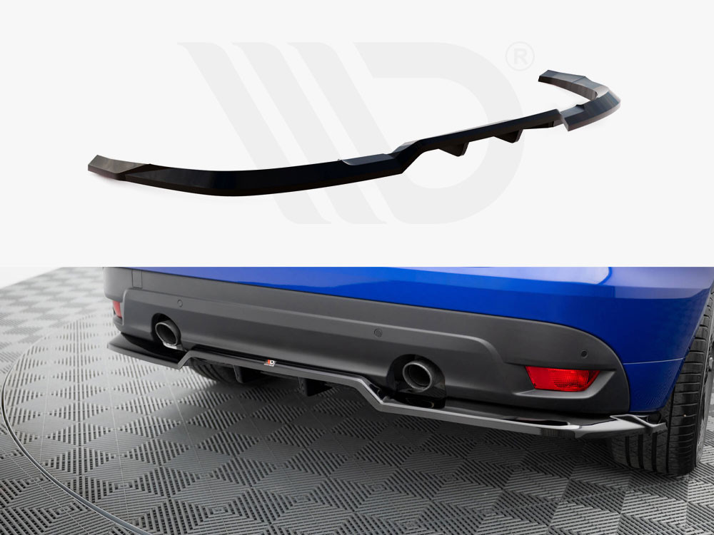 Maxton Design Central Rear Splitter (Vertical Bars) Jaguar F-Pace