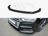 Maxton Design FRONT SPLITTER V.1 AUDI S3 / A3 S-LINE 8V FACELIFT SEDAN (2016-2020)