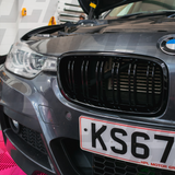 BMW 3/4 Series 2012 - 2019 (F30, F31, F32, F33) Gloss Black Kidney Grilles