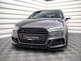 Maxton Design FRONT SPLITTER V.2 AUDI S3 SPORTBACK 8V FACELIFT