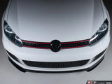 ECS Tuning Front Lip Spoiler - Gloss Black - Golf Mk6 GTI