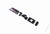 Gloss Black BMW M140i Badge