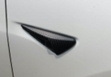 Carbon Fibre Side fender trim - Tesla Model 3