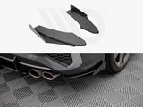 Maxton Design Street Pro Rear Side Splitters (+Flaps) Audi S3 Sedan 8Y (2020-)