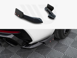 Maxton Design Rear Side Splitters V.5 + Flaps Bmw 1 M-Pack / M140I F20 Facelift