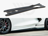 Maxton Design Side Skirts Diffusers Chevrolet Corvette C8