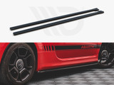 Maxton Design Side Skirts Diffusers Fiat 500 Abarth Mk1 Facelift (2016-Up)