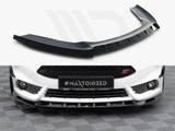 Maxton Design Front Splitter V.6 Ford Fiesta St Mk7 Facelift