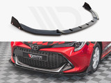 Maxton Design Front Splitter V.1 + Flaps Toyota Corolla Gr Sport Hatchback Xii