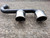Maxton Design Exhaust TIPS VW Polo Mk5 (6R) Fits With Double Middle Exhaust Rear Valance