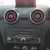 Audi A1/S1 8X Aluminum AC Vent Rings (Set of 4) Audi A1/S1 8X Aluminum AC Vent Rings (Set of 4)