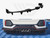 Maxton Design Street Pro Rear Diffuser Honda Civic X Type R Maxton Design Street Pro Rear Diffuser Honda Civic X Type R