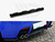 Maxton Design Central Rear Splitter (Vertical Bars) Alfa Romeo 147 GTA - Textured