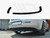 Maxton Design Central Rear Splitter Alfa Romeo 159 (Without Vertical Bars) - Carbon Look