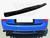 Maxton Design Central Rear Splitter Audi RS6 C5 Avant - Textured