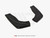 Maxton Design Rear Side Splitters V.1 Ford Focus II ST Facelift - Textured