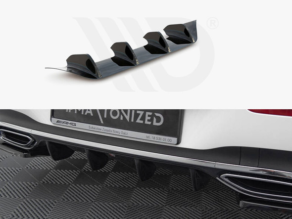 Maxton Design Rear Valance Mercedes-Benz CLA AMG-Line X118 - Textured
