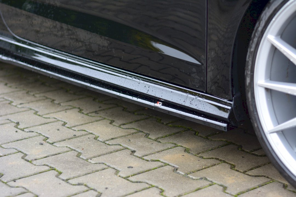 Maxton Design SIDE SKIRTS DIFFUSERS AUDI S3 / A3 S-LINE 8V / 8V FL HATCHBACK