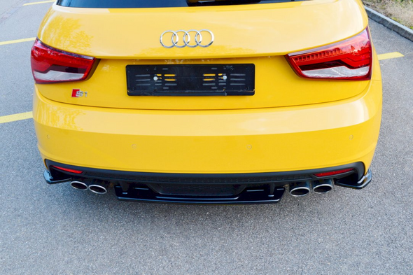 Maxton Design REAR CENTRAL SPLITTER AUDI S1 MK1 (2014-2018