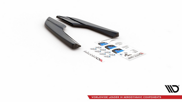 Maxton Design REAR SIDE SPLITTERS V.2 AUDI S3 SEDAN 8V FACELIFT (2016-2020)