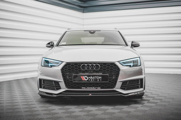 Maxton Design FRONT SPLITTER V.4 AUDI S4 / A4 S-LINE B9 (2015-2019) Maxton Design FRONT SPLITTER V.4 AUDI S4 / A4 S-LINE B9 (2015-2019)